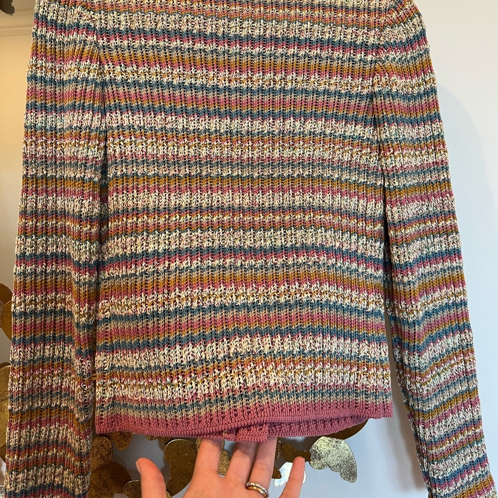 Chanel tweed sweater zip up jacket - Picture 9 of 9